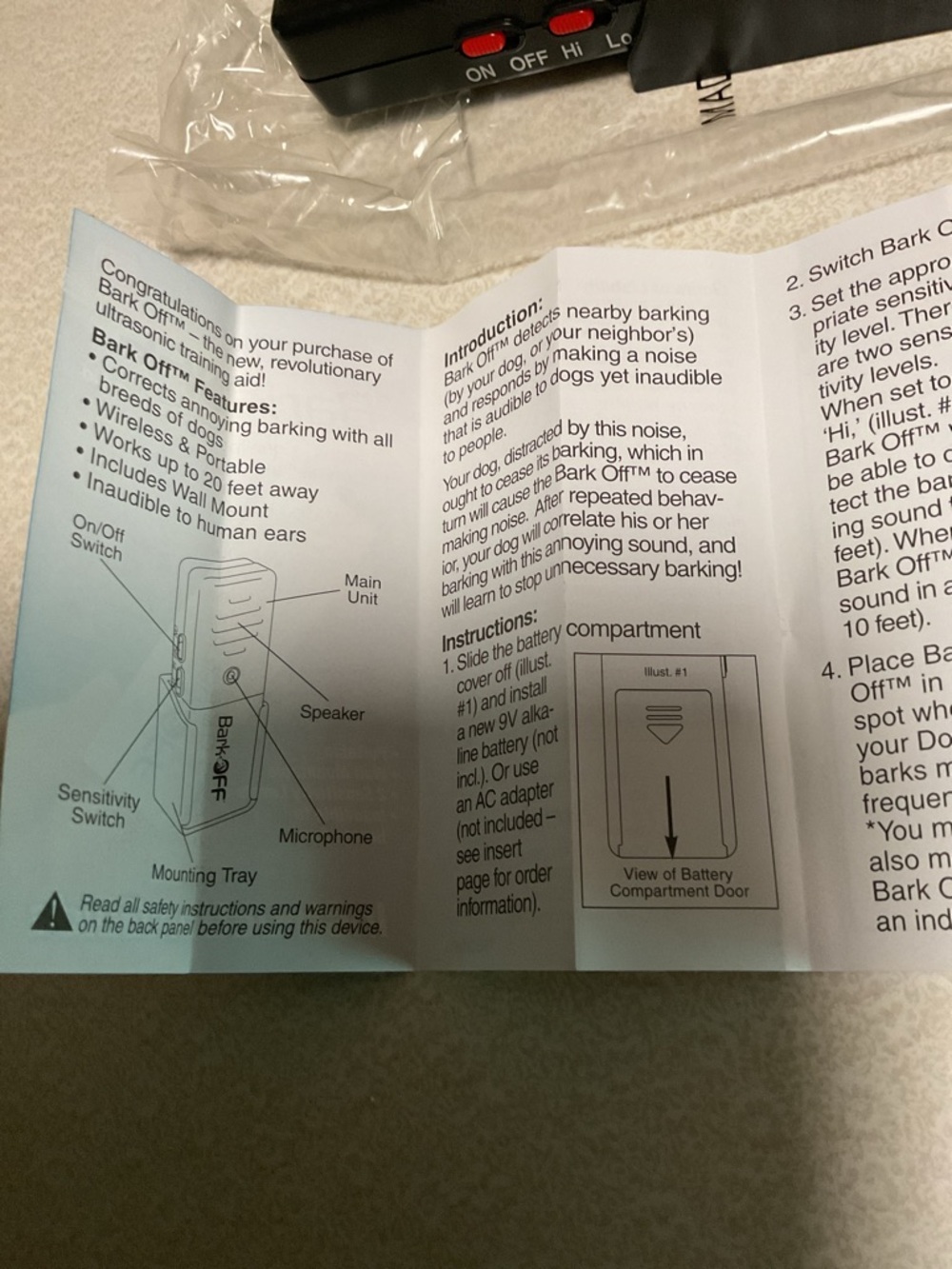 Bark off training aid - Picture 3 of 5